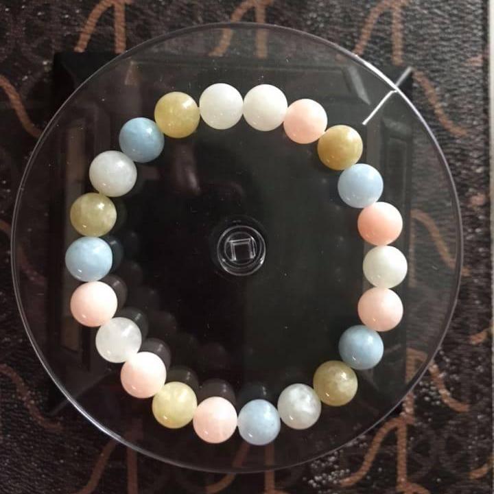 Vòng tay đá Beryl đa sắc 8ly